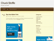 Tablet Screenshot of chuckstoffle.com